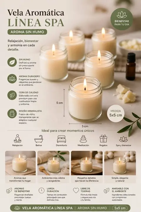 Vela aromatica linea spa