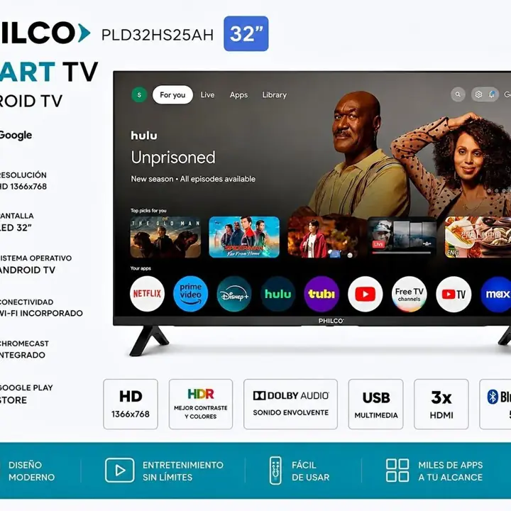 Smart TV 32 Philco Android