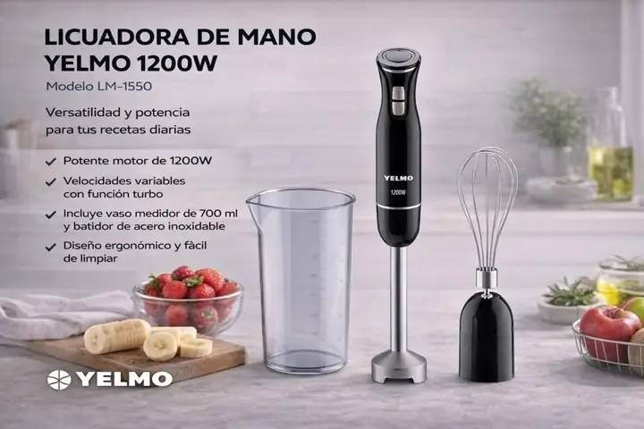 Licuadora de mano yelmo