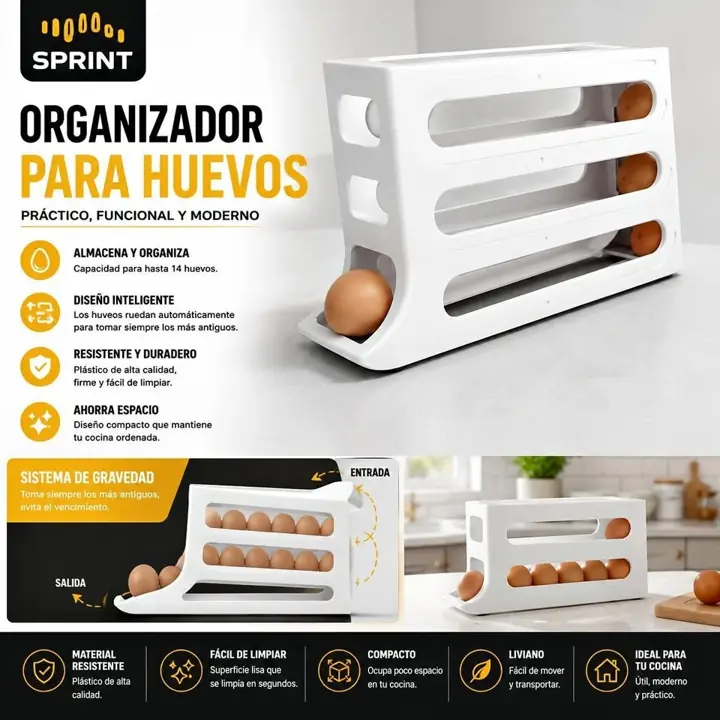 Organizador para huevos