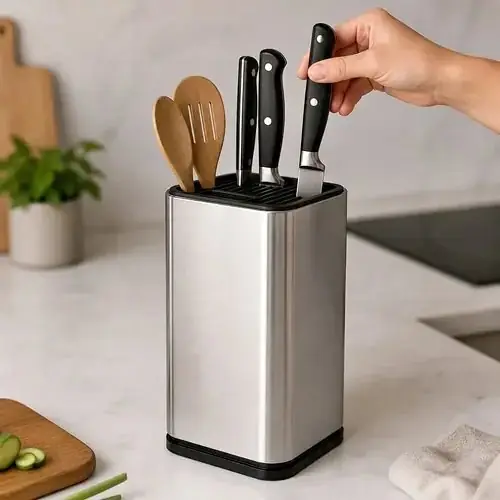 Organizador cubiertos porta cuchillo