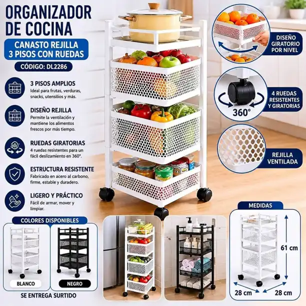 Organizador de cocina