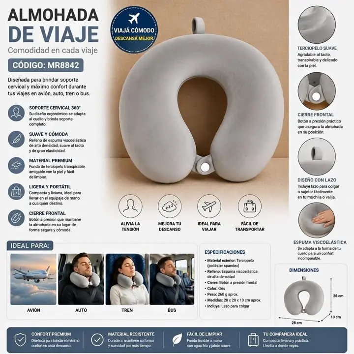 Almohada de viaje