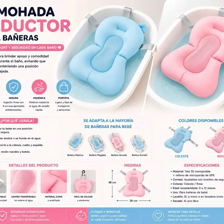 Almohada reductor para bebe
