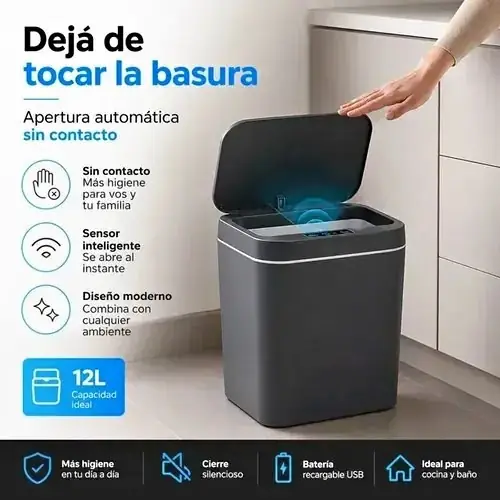 Cesto con sensor