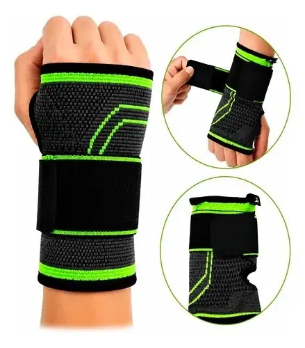 Muñequera de compresion para deporte