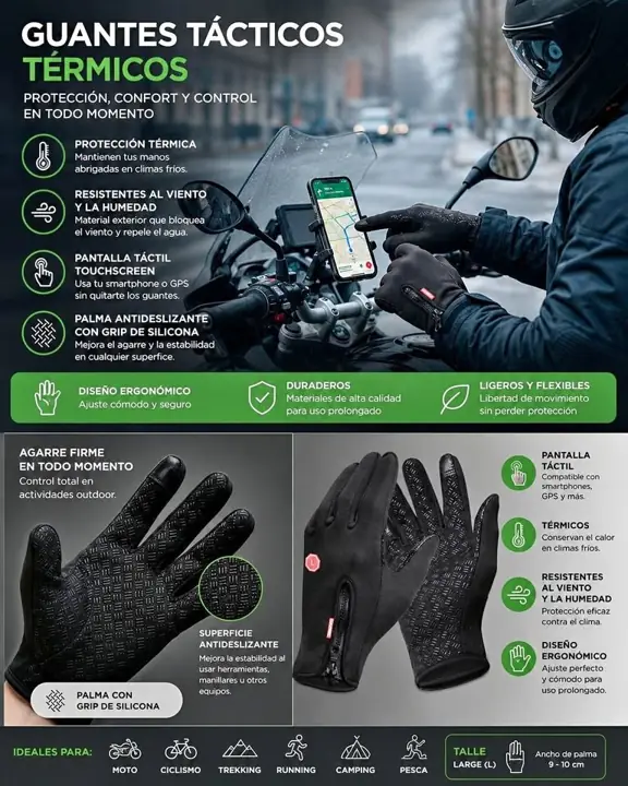 Guantes tacticos termicos