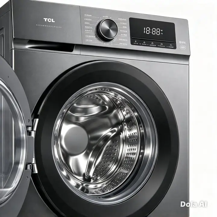 Lavarropa TCL capacidad 8KG inverter