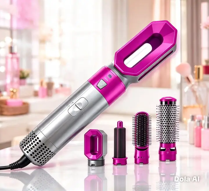 Moldeador 5 en 1 con distintos cabezales
