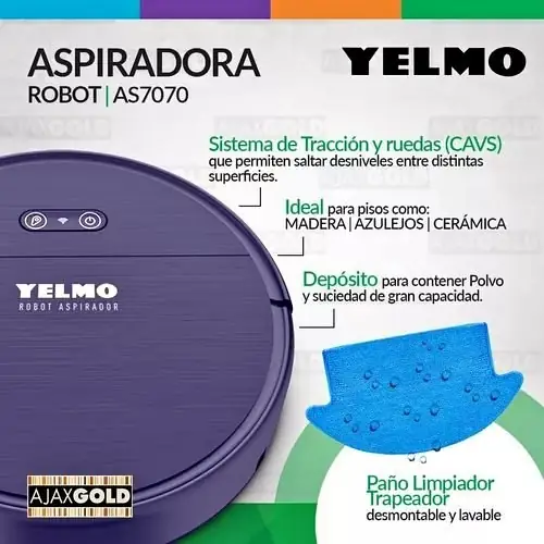 Aspiradora robot yelmo
