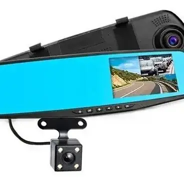 Retrovisor doble camara para auto