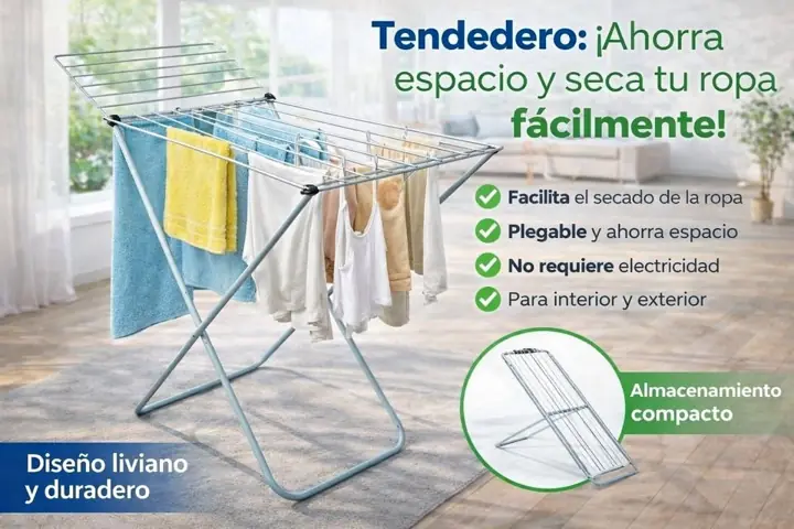 Tender pie con alas 7 varillas 1,45 CMX75CM alto