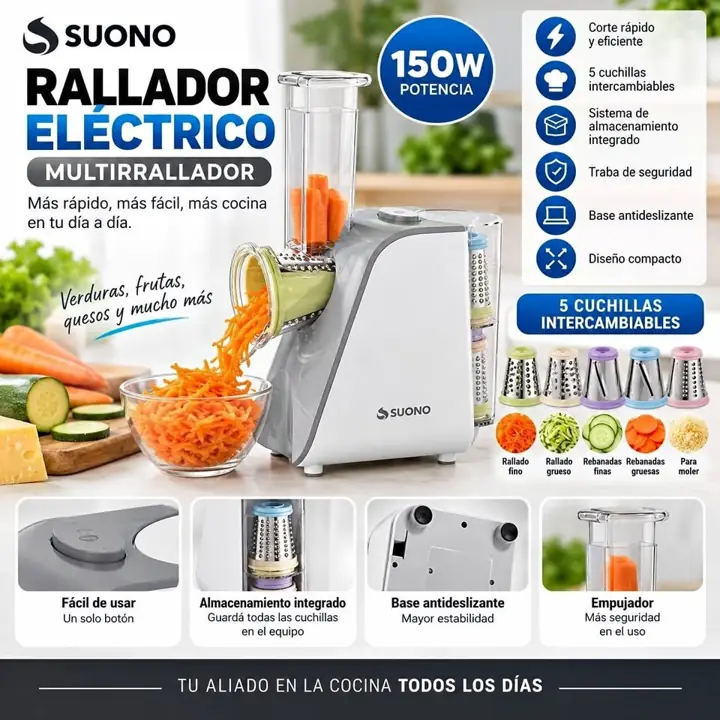 Rallador electrico