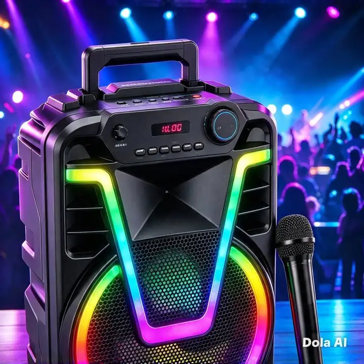 Parlante de 12 pulgadas con microfono-karaoke