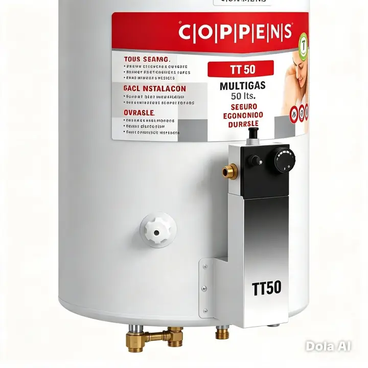 Termotanque multigas marca coppens 50LITROS