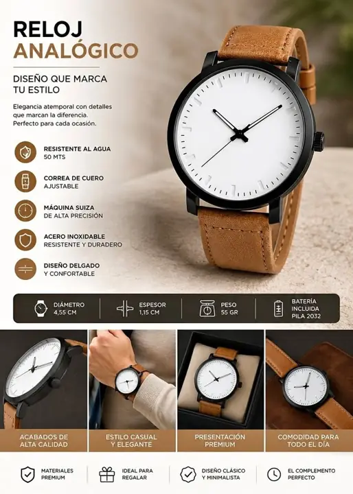 Reloj analogico