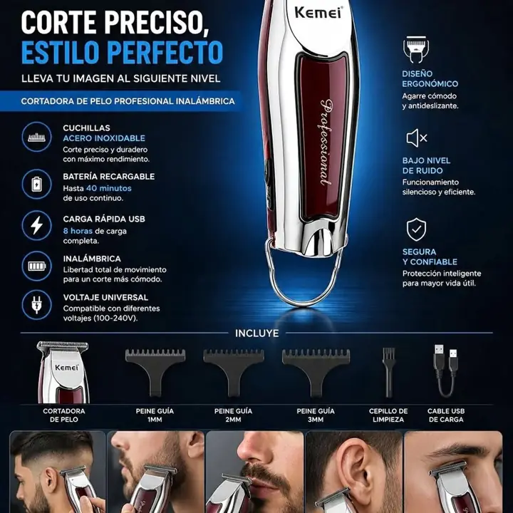 Cortadora de pelo profesional inalambrica