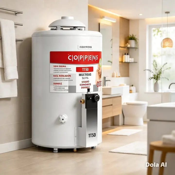 Termotanque a gas de 50L