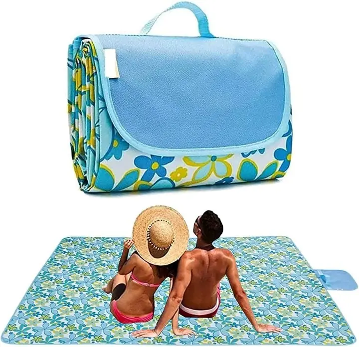 Manta y bolso ideales para playa camping