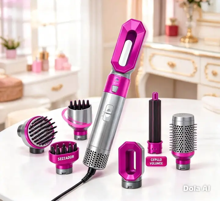 Moldeador para cabello 5 en 1