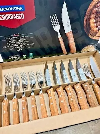 Set de cubiertos de madera Tramontina
