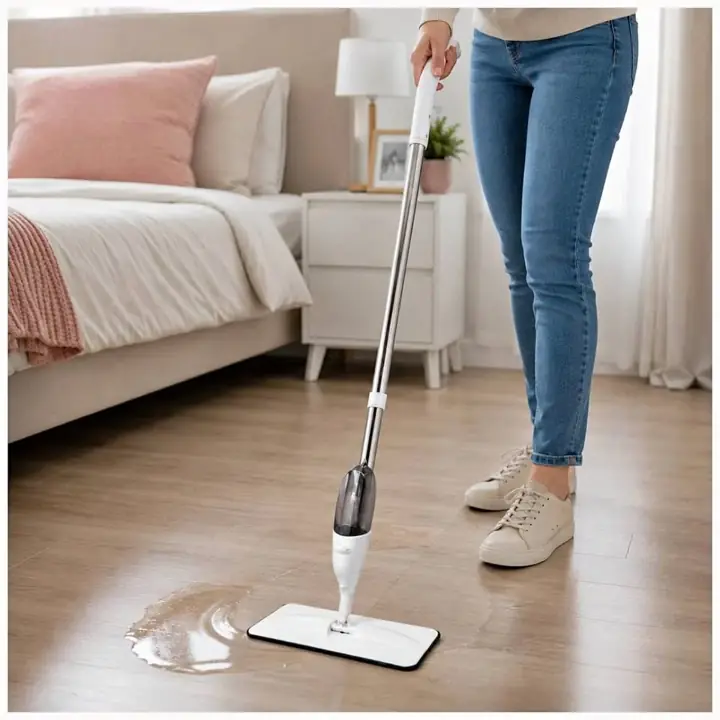 Mopa con spray rociador