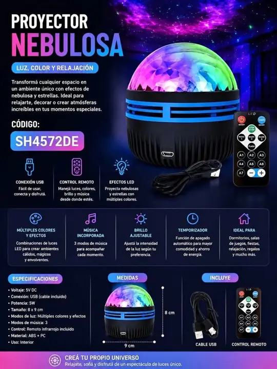 Proyector nebulosa