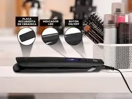 Planchita de pelo con placas ceramicas