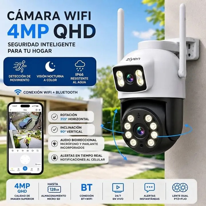 Camara WiFi 4MP