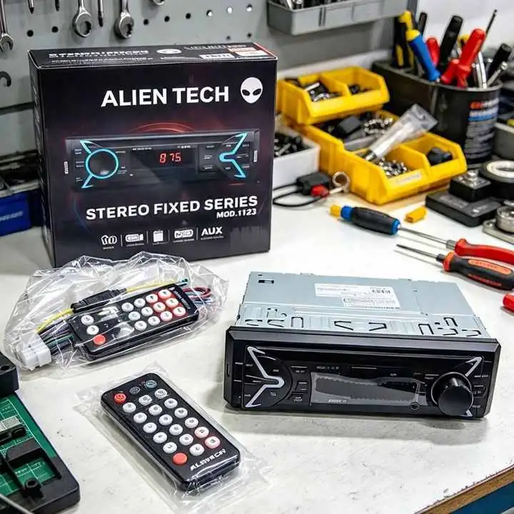 Estereo auto fijo alien tech