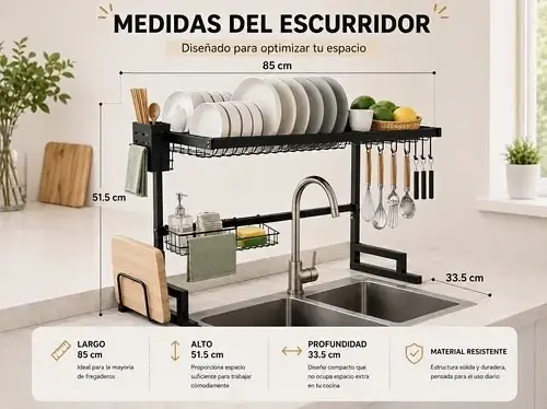 Escurridor sobre bacha