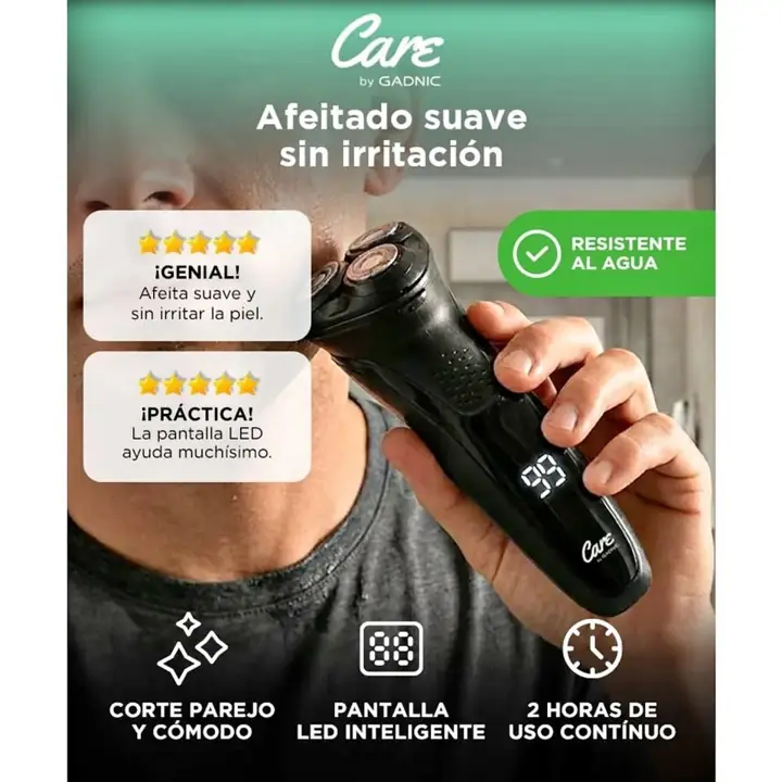 Afeitadora Gadnic afeitado sin irritacion