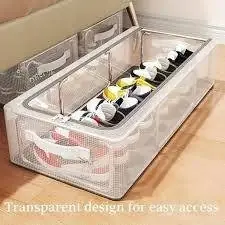 Zapatero transparente organizador