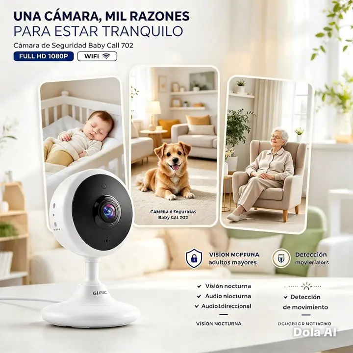 Camara vision nocturna baby call