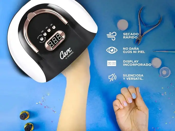 Cabina de uñas + kit de insumos