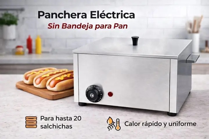 Panchera electrica sin bandeja pan