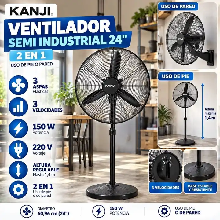 Ventilador semi industrial Kanji