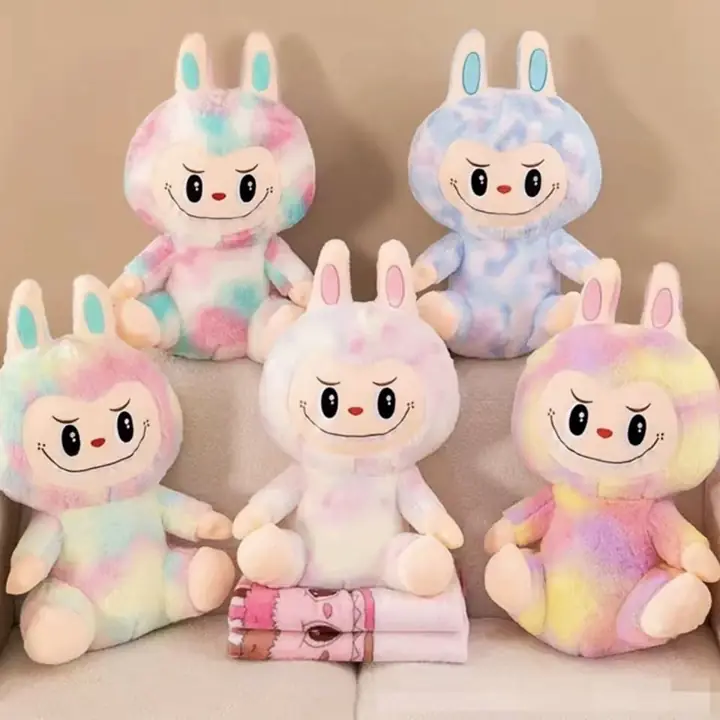 Peluche con manta varios personajes