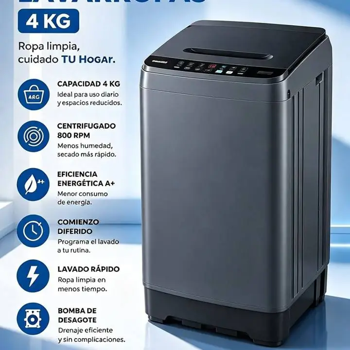 Lavarropas 4KG automatico