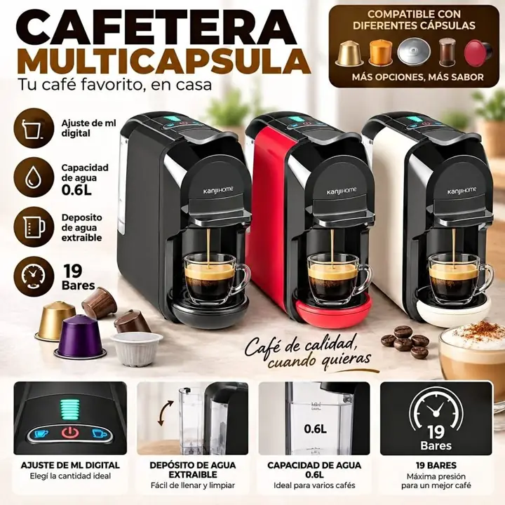 Cafetera multicapsula
