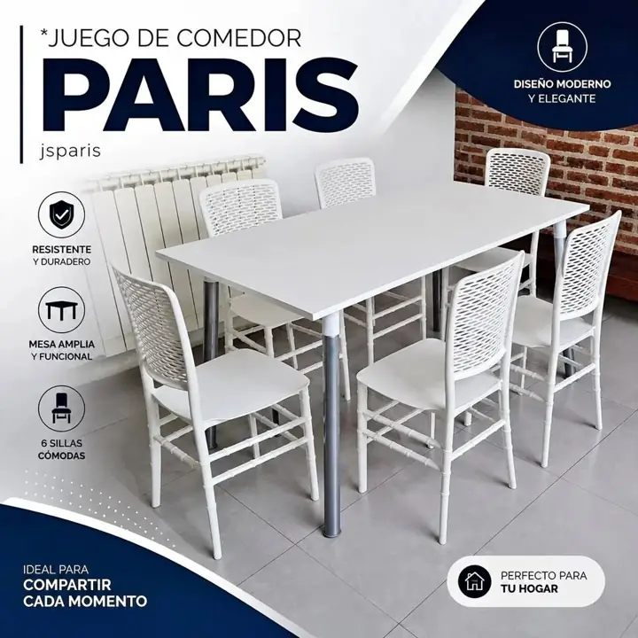 Juego de comedor paris