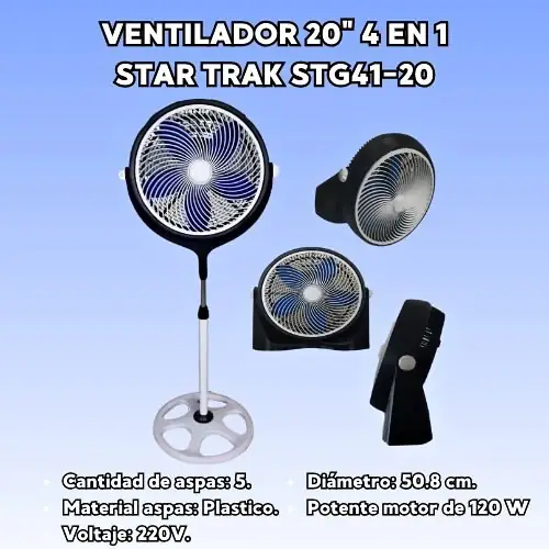 Ventilador 20 cuatro funciones en uno