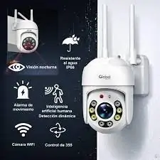 Camara de seguridad para exterior con WiFi