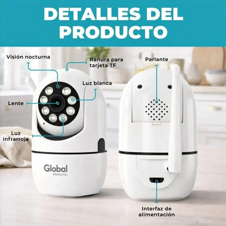 Camara de seguridad para interior WiFi