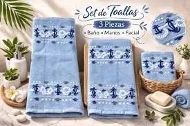 Toallas X3 santel varios modelos