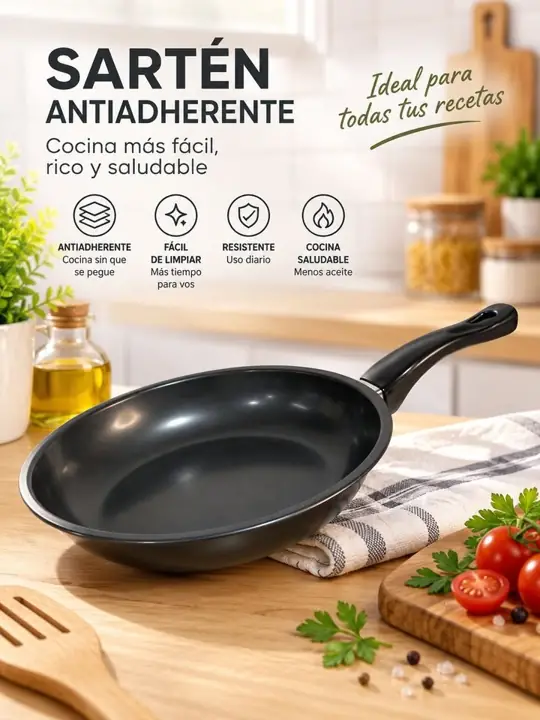 Sarten acero carbon 25CM XY-M019-505