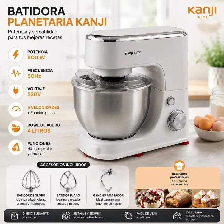 Batidora planetaria Kanji