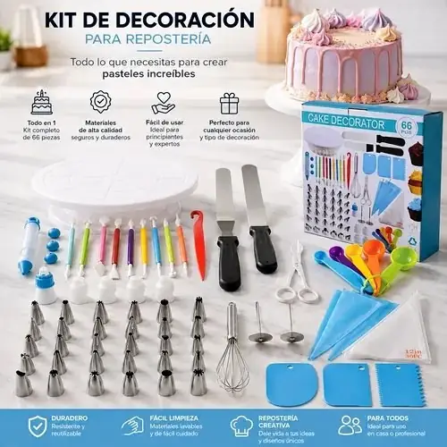 Kit de decoracion para reposteria