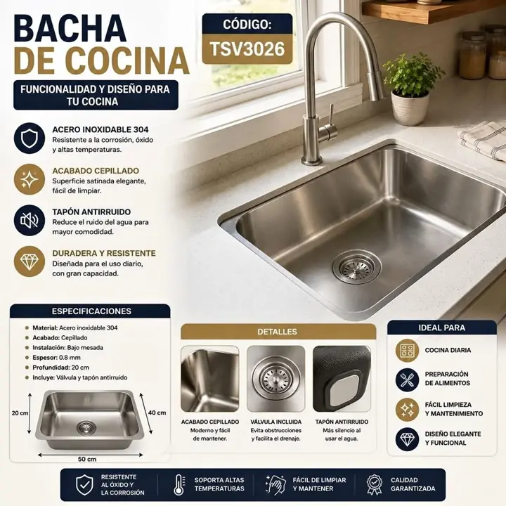 Bacha de cocina