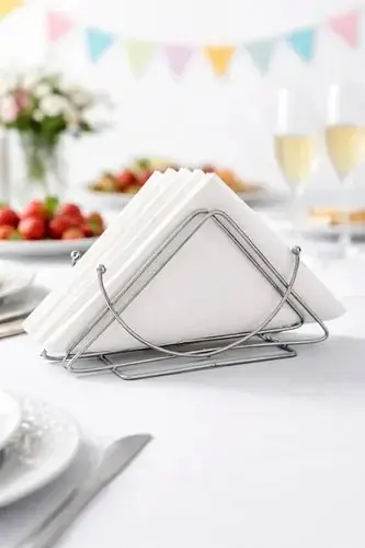 Servilletero porta servilletas triangular